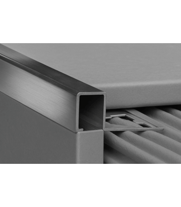 Perfil Decorativo de Aluminio Guarda Quadra (12x10mm x 2,5m) - GQ12B/M