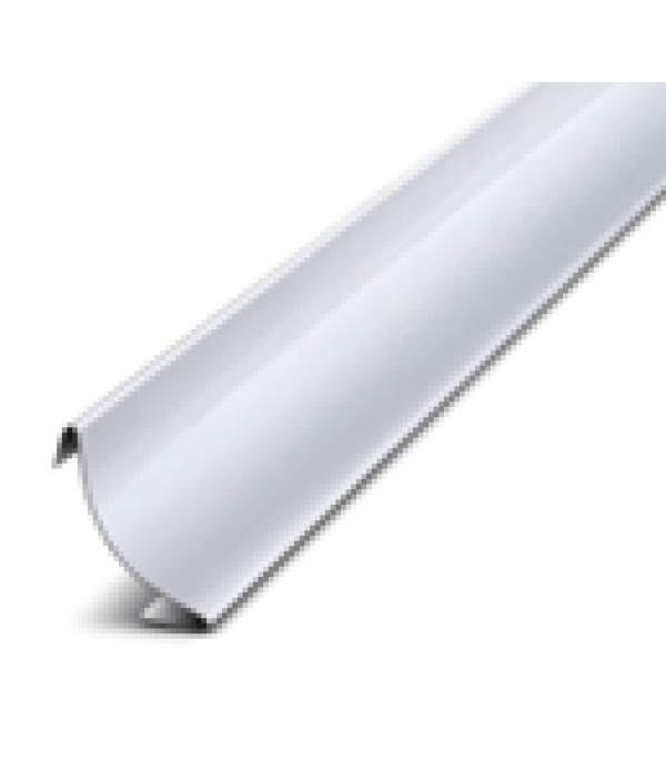 Perfil Decorativo de Acero Inox. Zócalo Sanitario (38mm x 2,5m) - INZOR